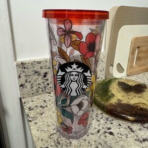 Starbucks Purple and Red Tumbler